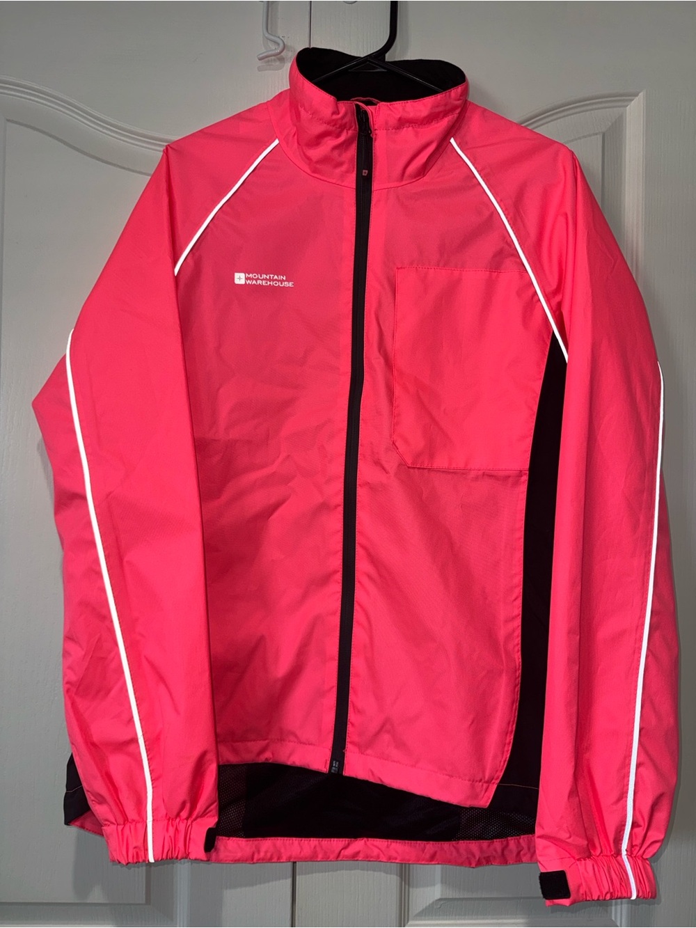MEC Women's Bright Pink Ski Jacket with Black Trim